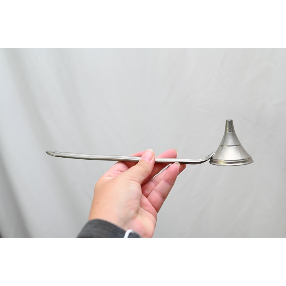 Royal Holland Pewter Candle Snuffer 10" Daalderop Portugal Vintage Silver Tone